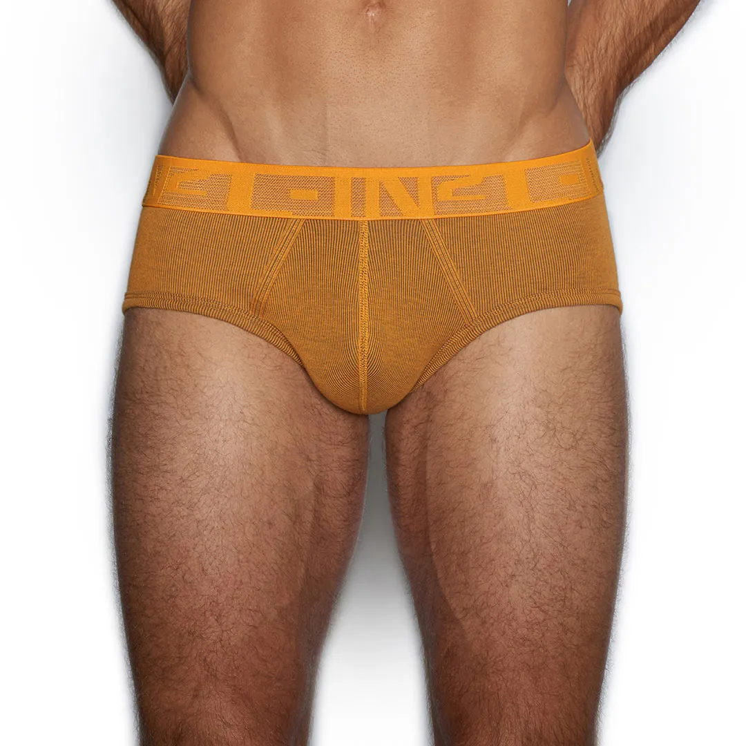 Undertone Mid Rise Brief Owen Orange
