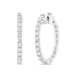 Uneek Earring 18K White Gold E189