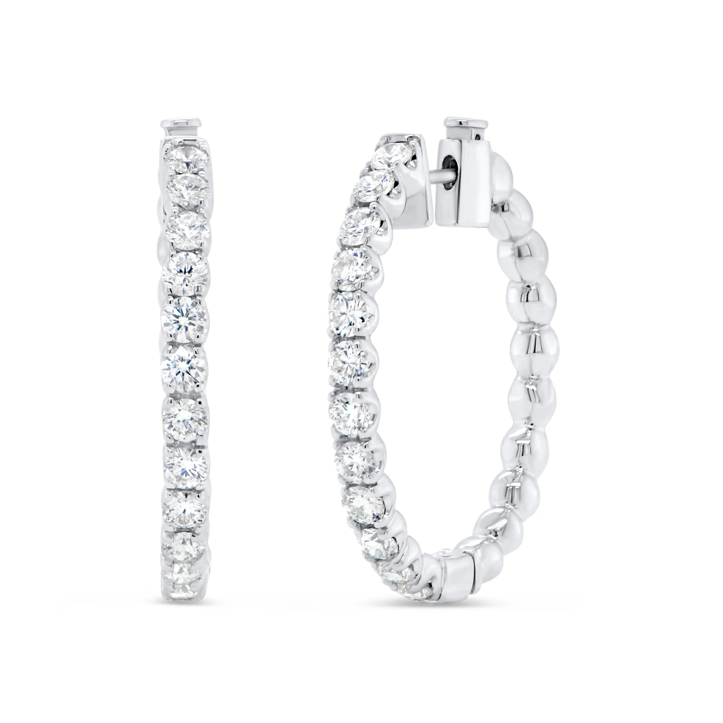 Uneek Earring 18K White Gold E189