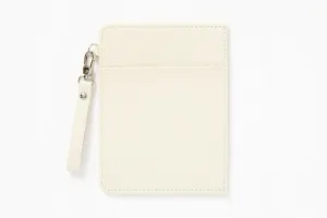 Vertical Passport Case - Ivory
