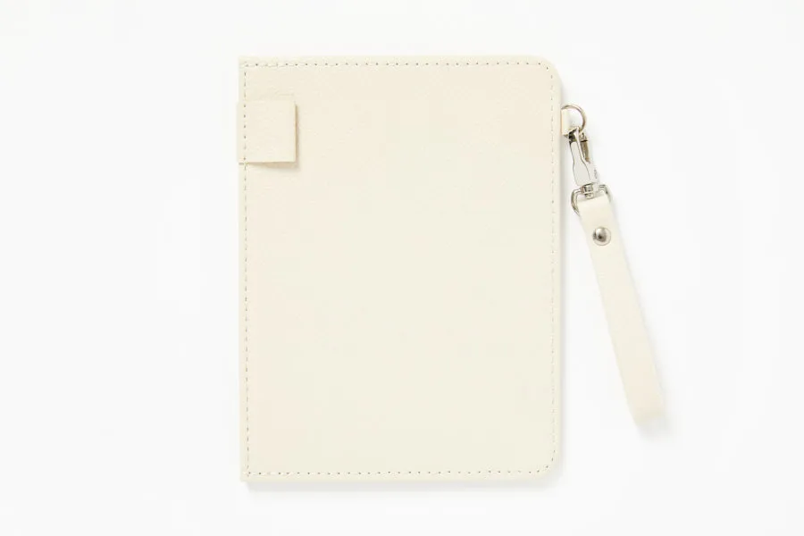 Vertical Passport Case - Ivory