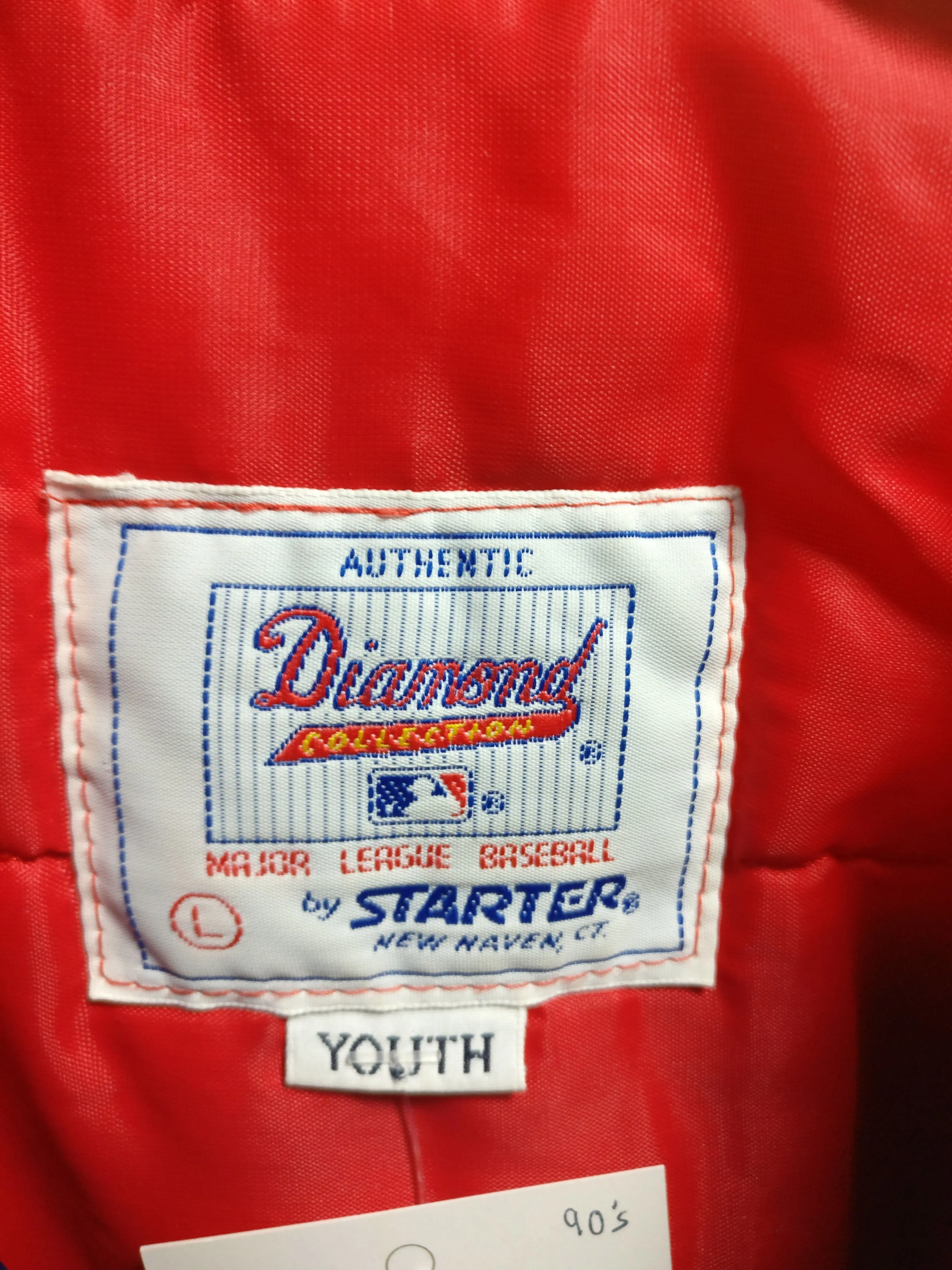 Vintage 90s CHICAGO CUBS MLB Starter Nylon Jacket YL