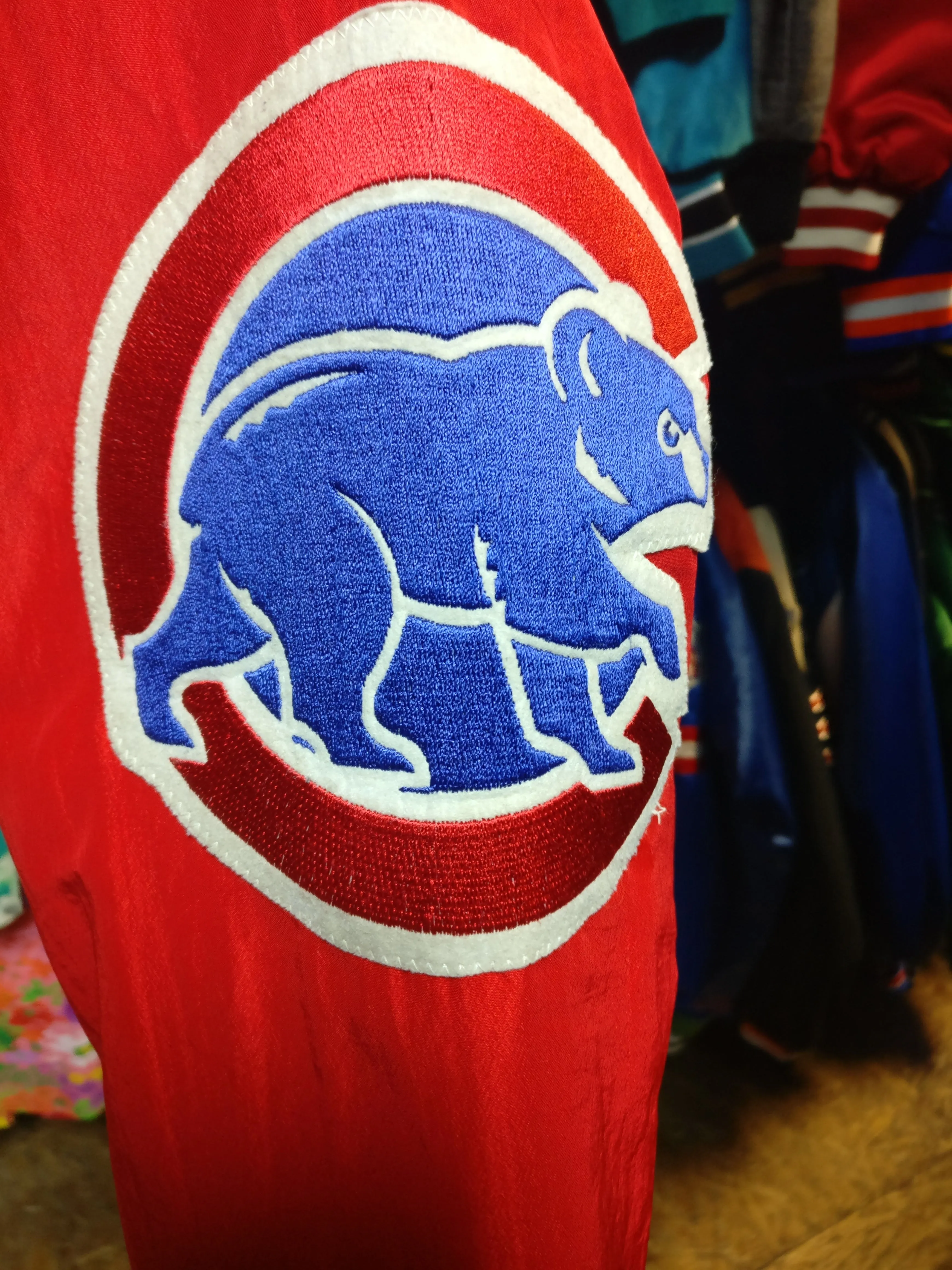 Vintage 90s CHICAGO CUBS MLB Starter Nylon Jacket YL