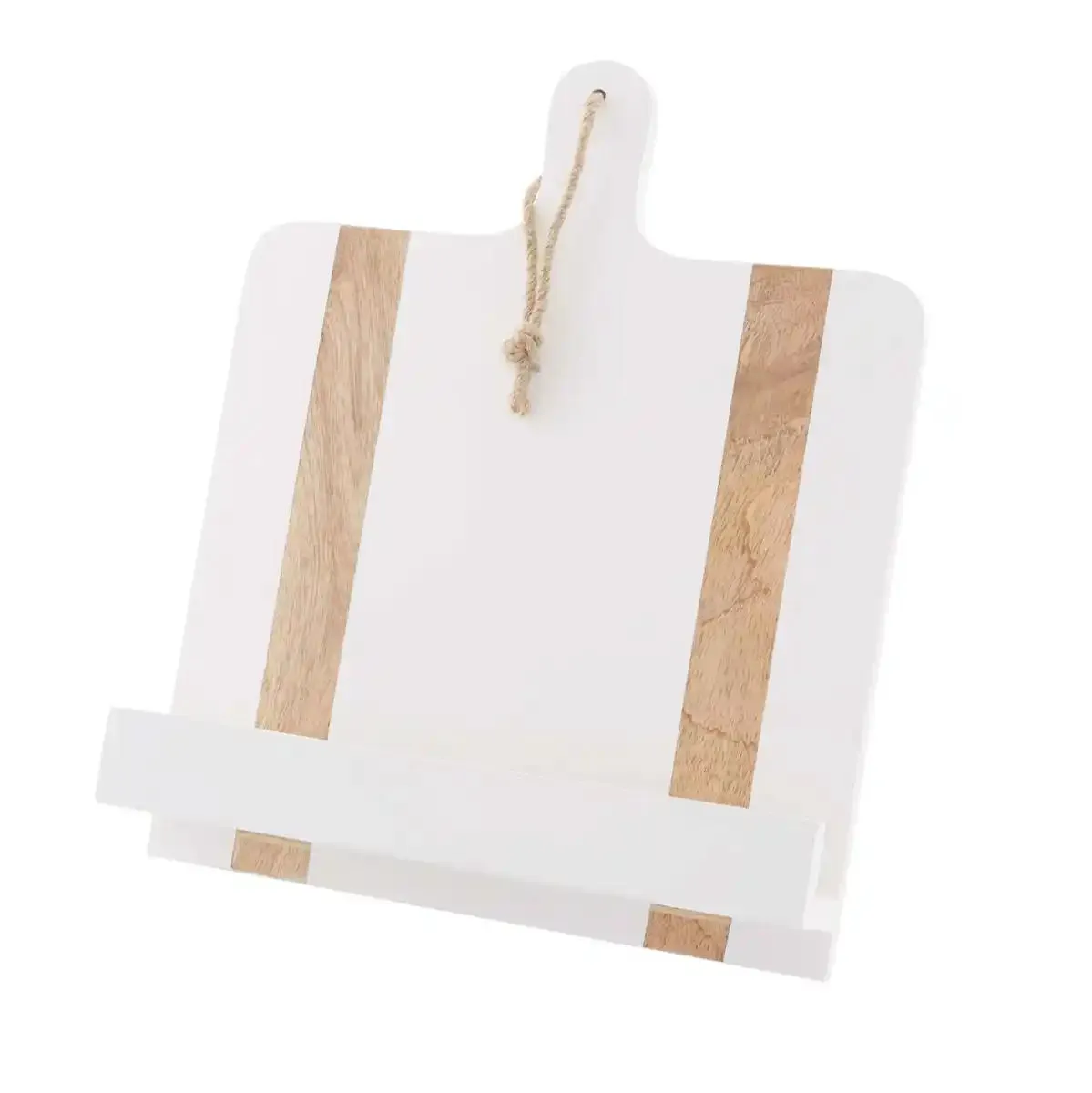 White Cookbook Holder