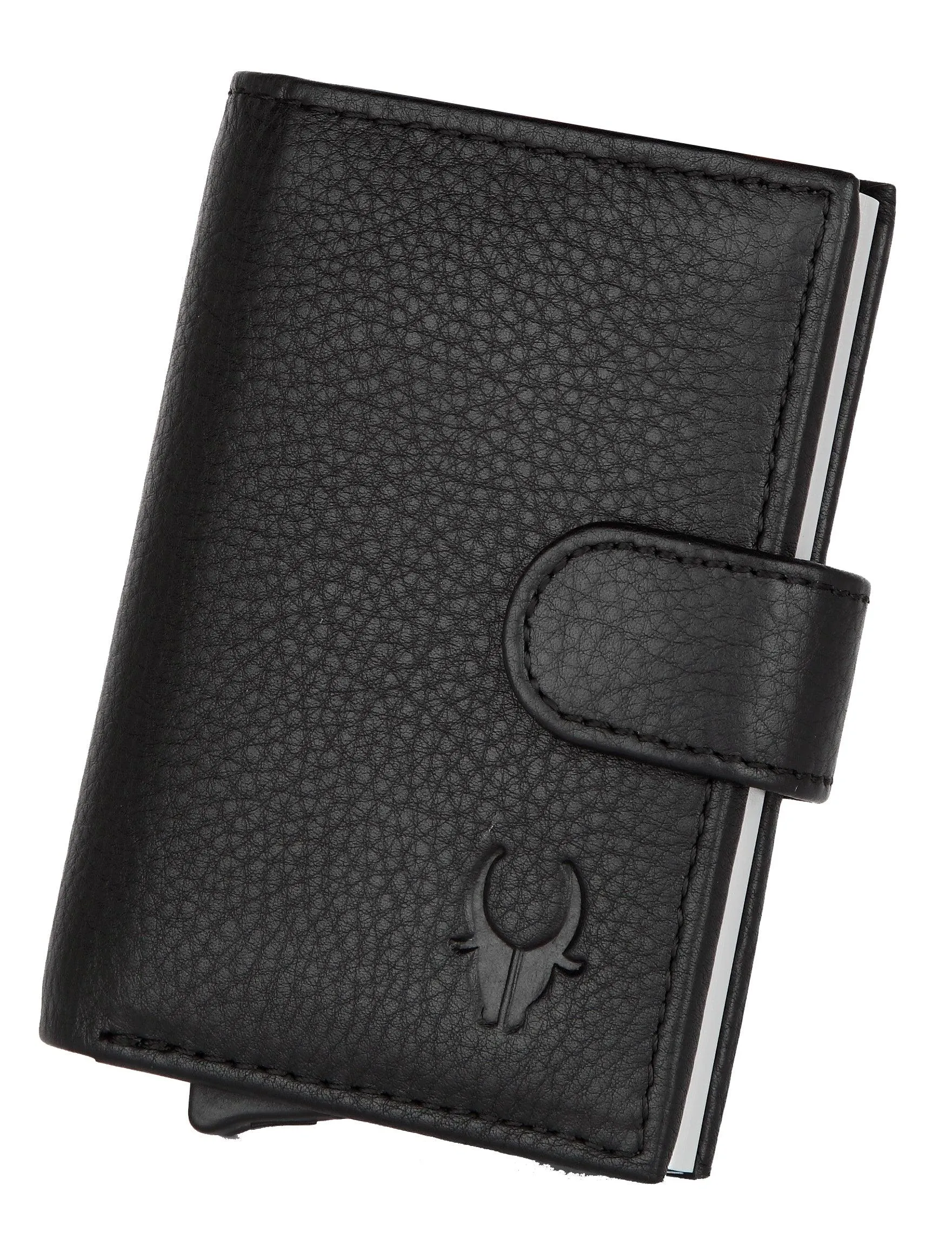 WildHorn® RFID Protected Unisex Genuine Leather Card Holder