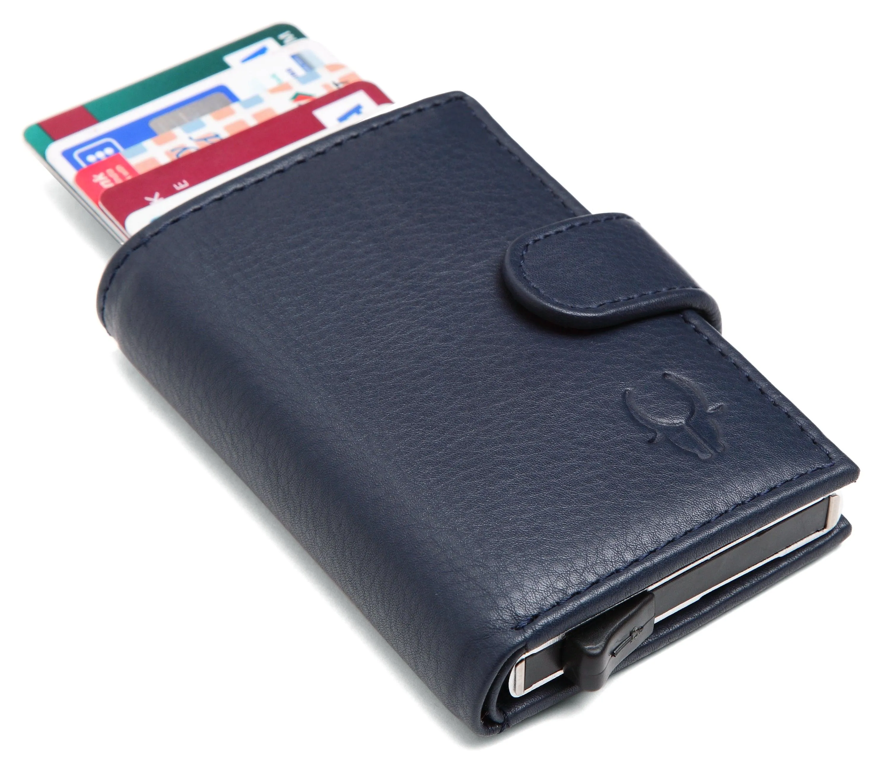 WildHorn® RFID Protected Unisex Genuine Leather Card Holder