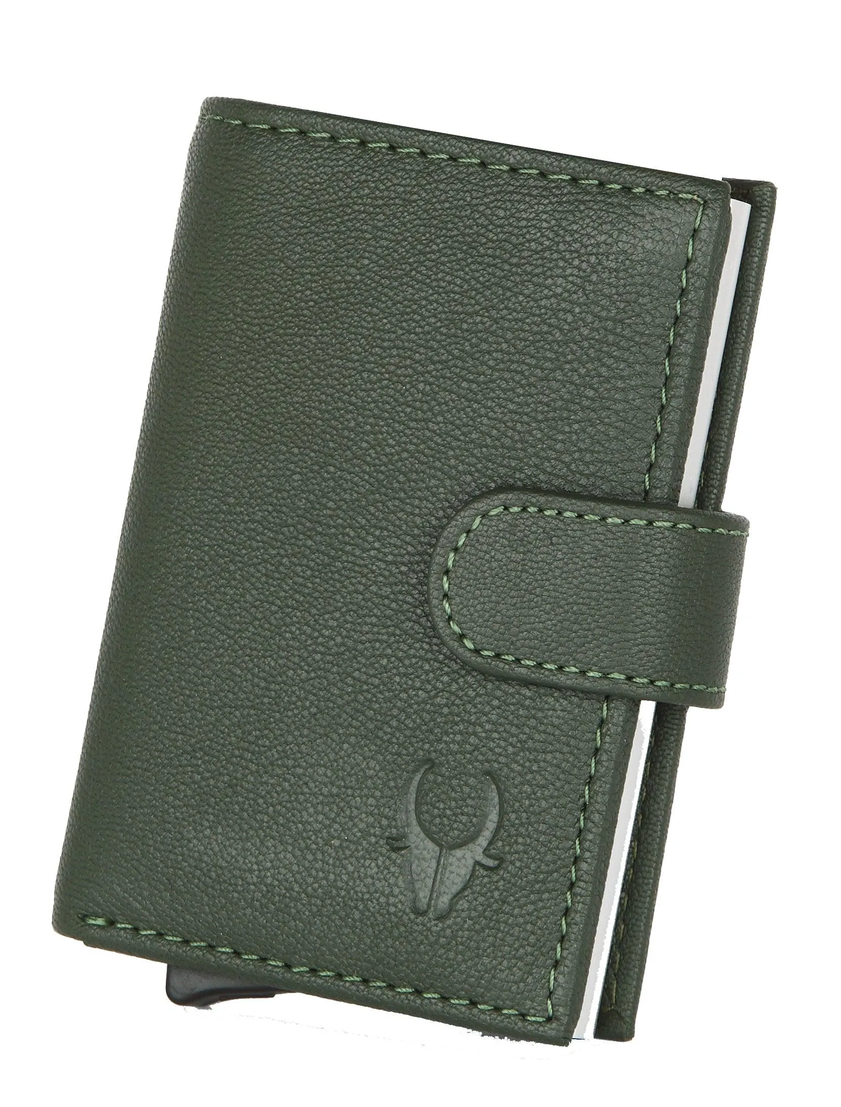 WildHorn® RFID Protected Unisex Genuine Leather Card Holder