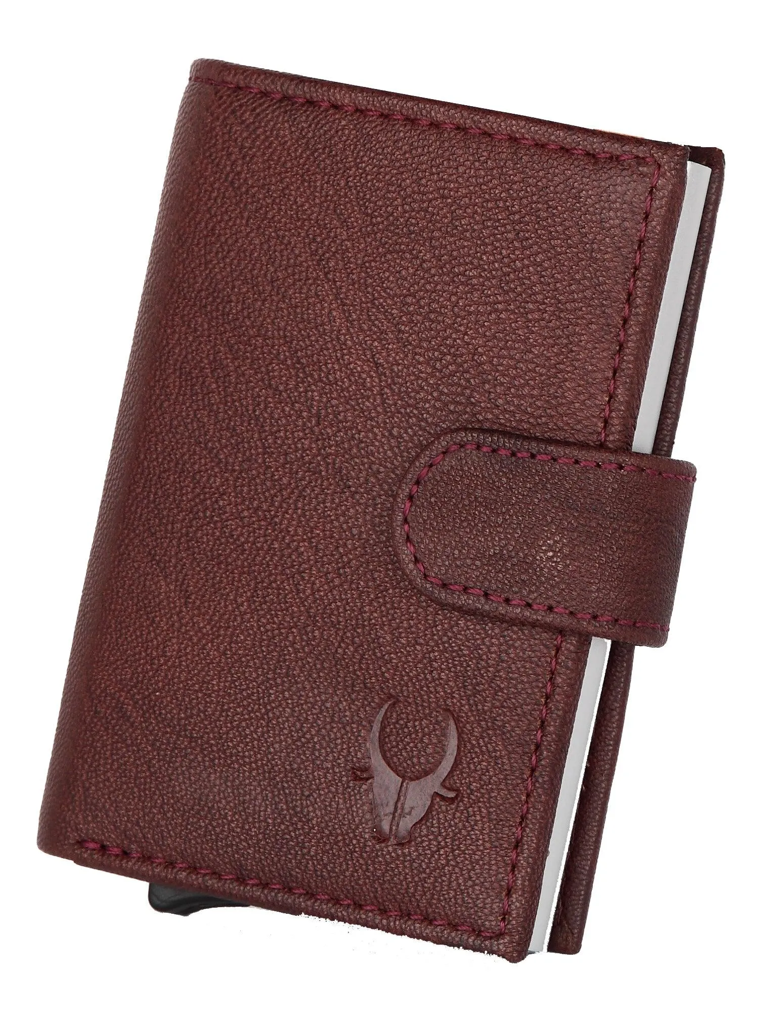 WildHorn® RFID Protected Unisex Genuine Leather Card Holder