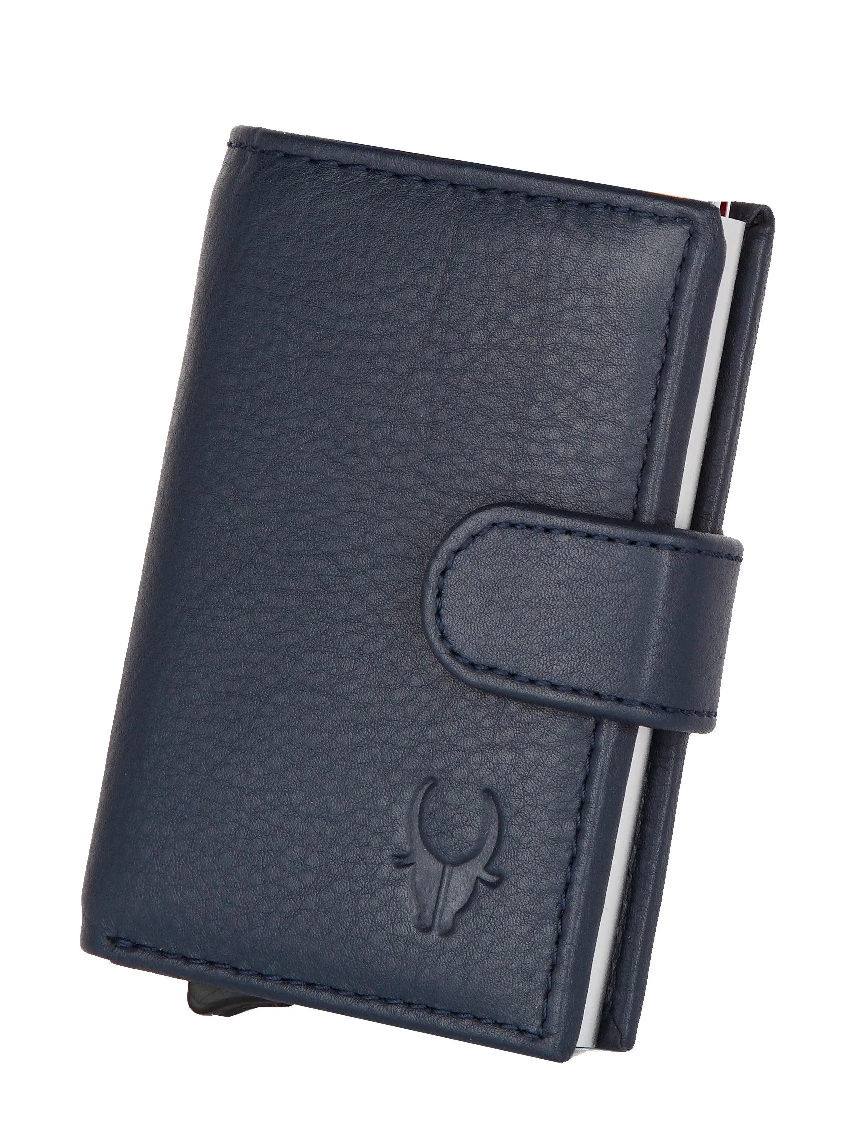 WildHorn® RFID Protected Unisex Genuine Leather Card Holder