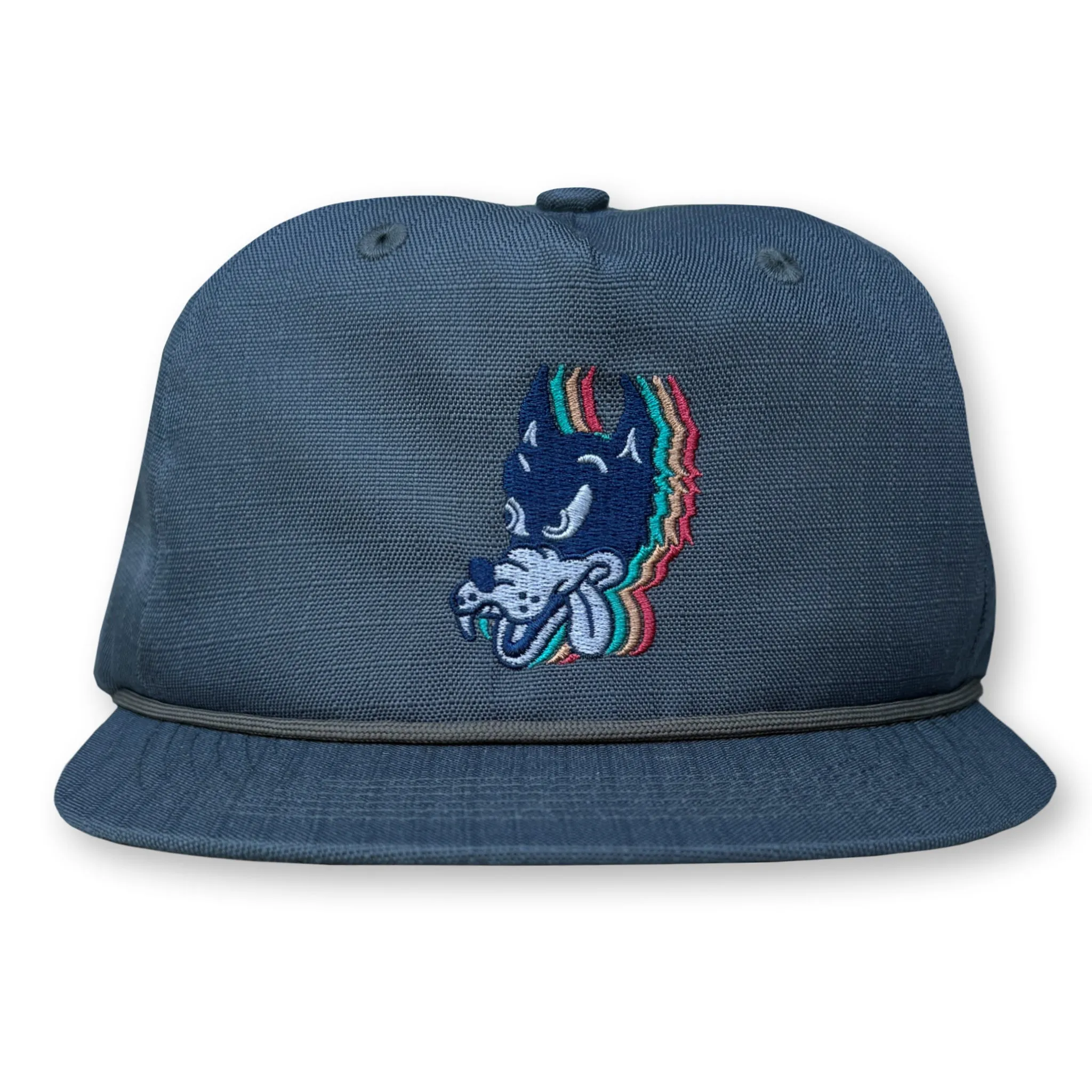 Wolf Rope Hat / Thunder Ripstop Nylon with Denim Wolf