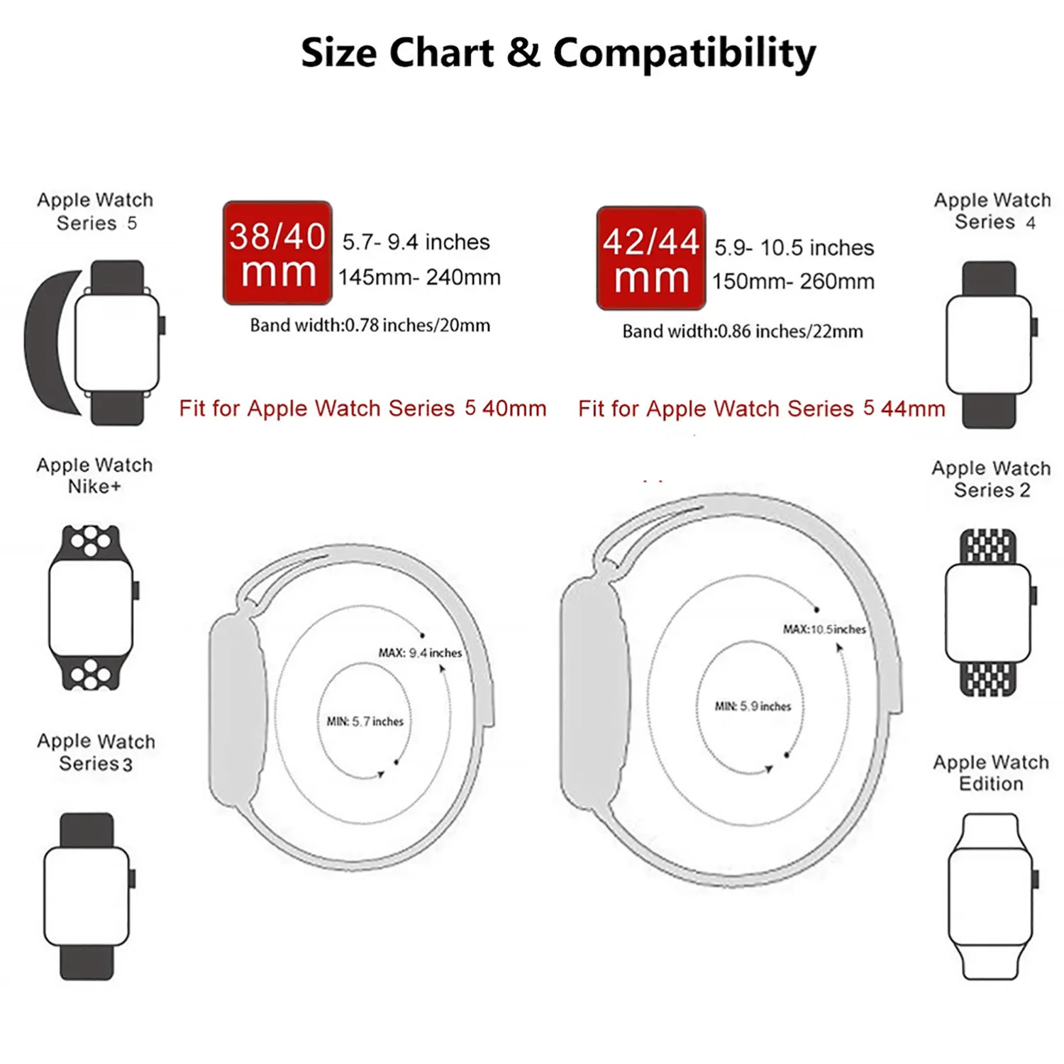 Woven Nylon Strap For Apple Watch-Camel (38/40/41mm)